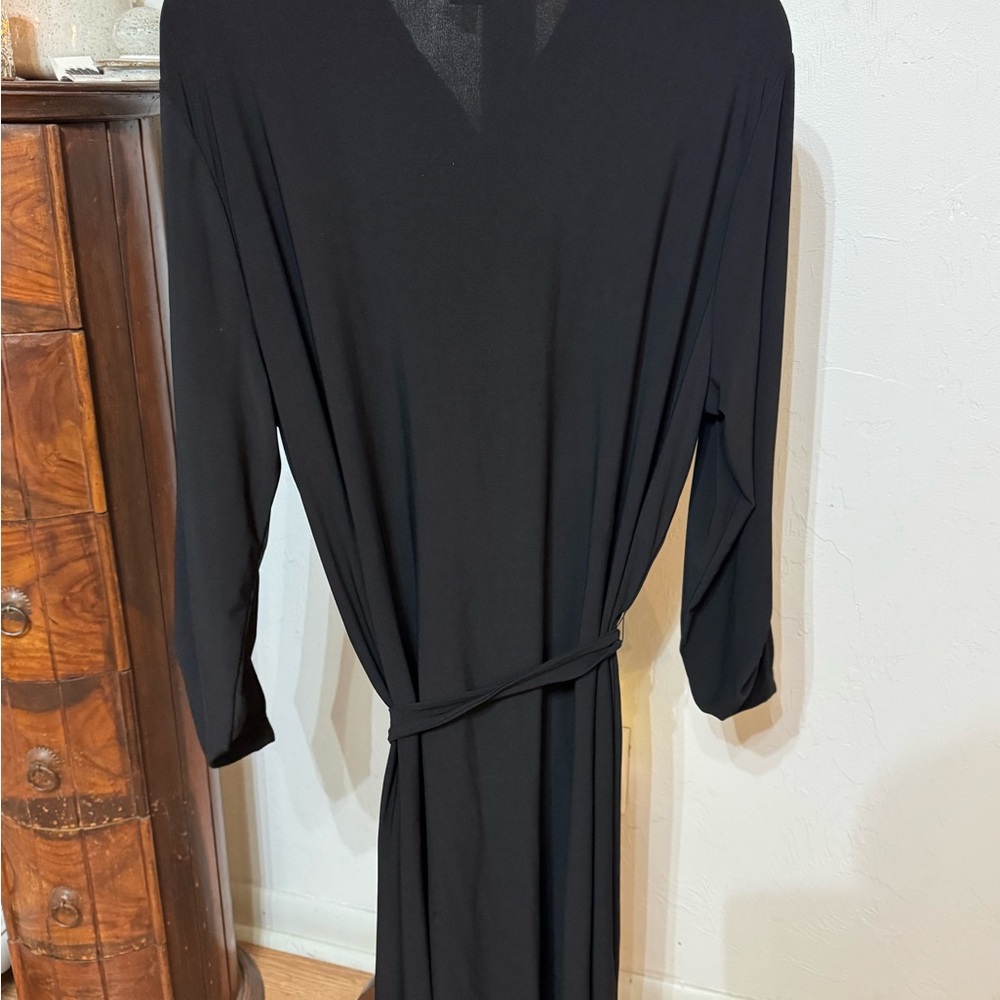 Anne Klein Black Long Sleeve Dress - Picture 5 of 5